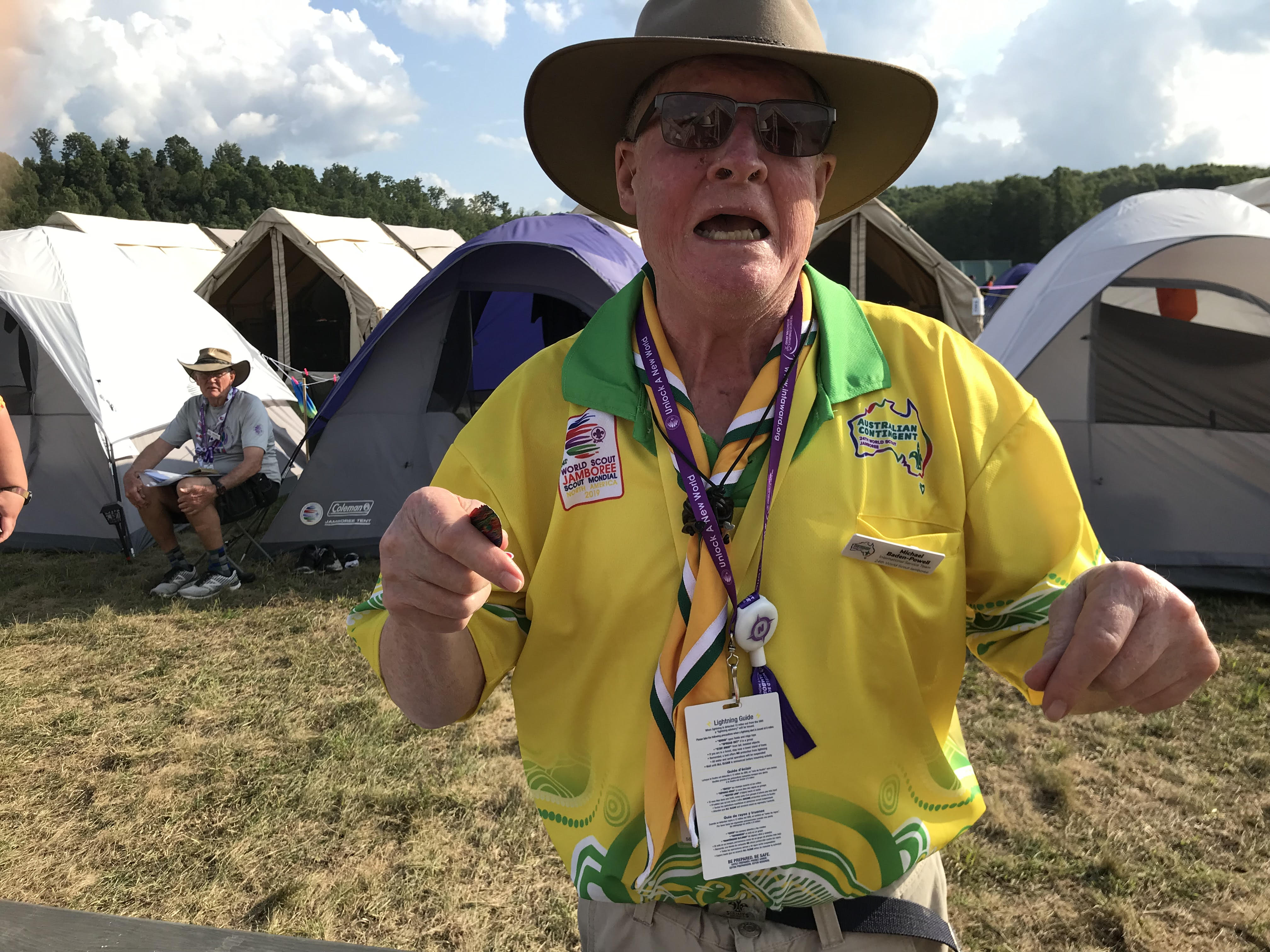 Le petit-fils perpétue l’héritage du fondateur du Scoutisme