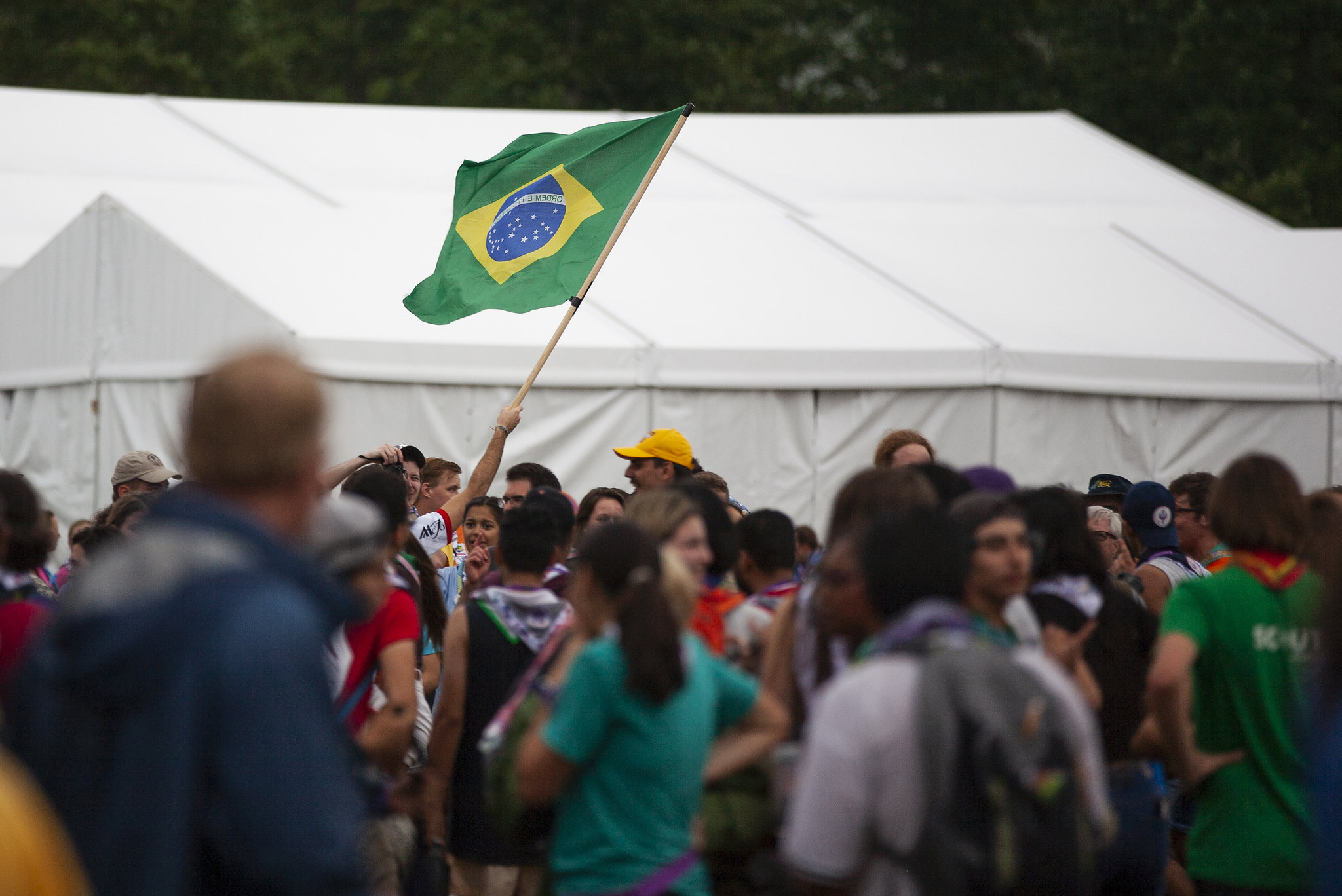 Les scouts du Jamboree forment une famille multiculturelle