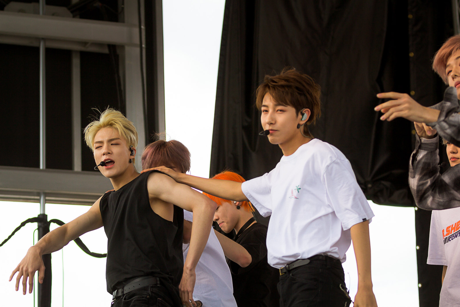 Korean pop band NCT Dream at the Jamboree