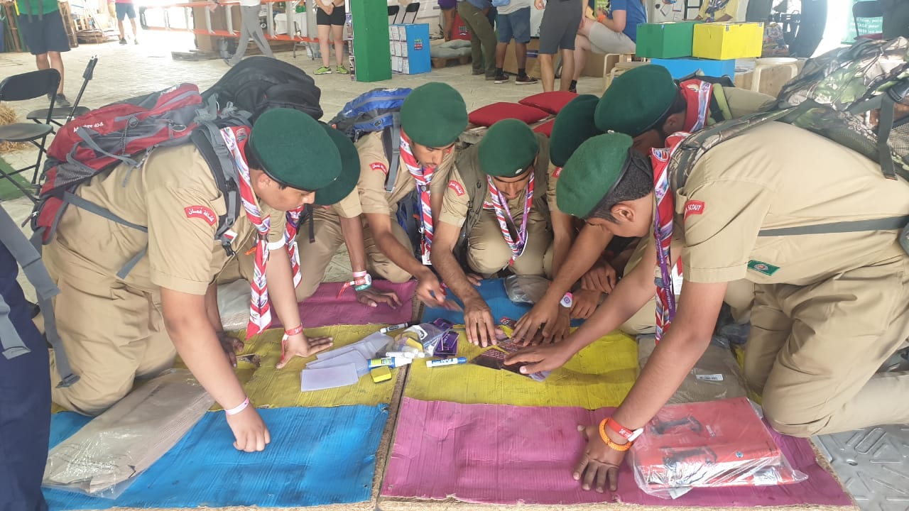 Oman Scouts and Guides at the Jamboree
