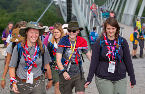 rutina Suburbio escribir Chicas Americanas abriendo nuevos caminos en Jamboree - 24th World Scout  Jamboree24th World Scout Jamboree