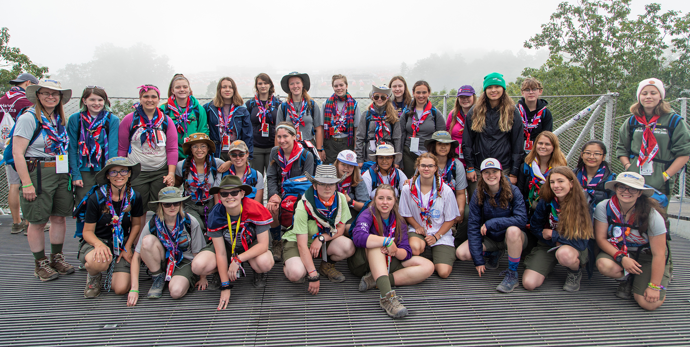 Chicas Americanas abriendo nuevos caminos en Jamboree