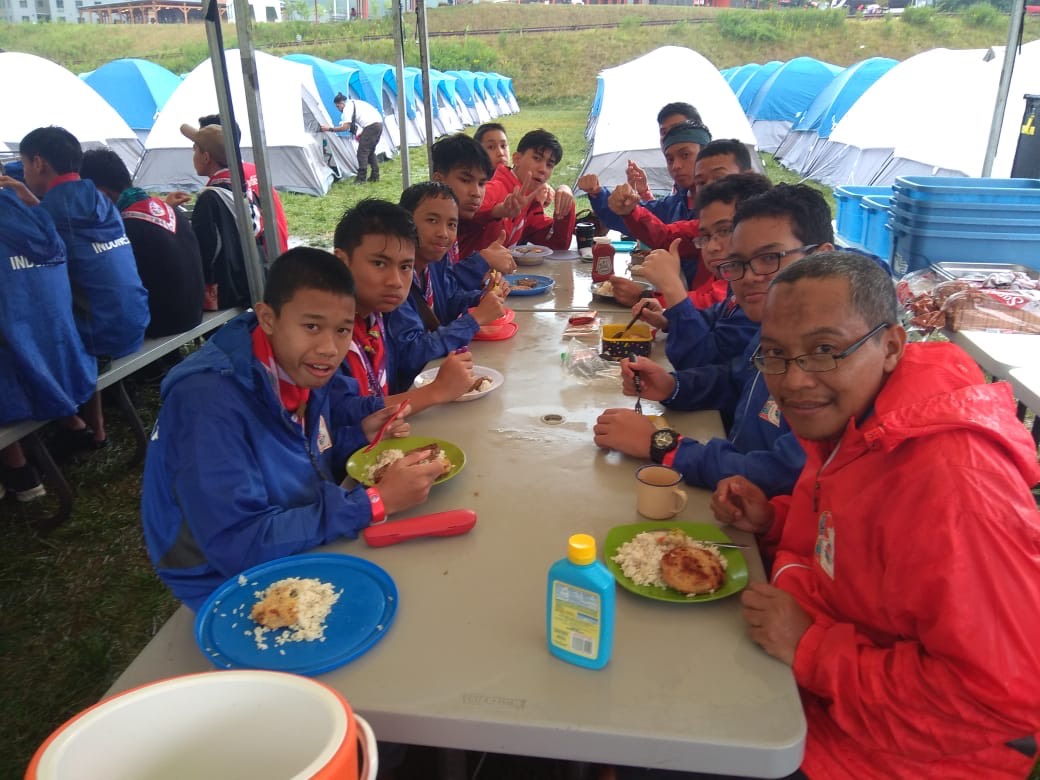 Cooking in World Scout Jamboree